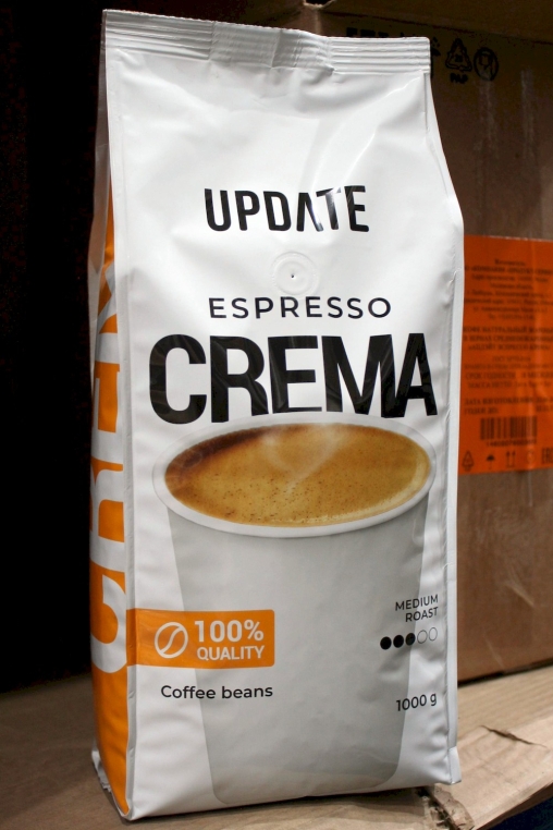 Кофе в зернах UPDATE Espresso Crema 1000 г