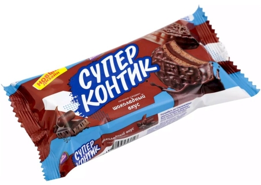 Супер Контик Печенье-сэндвич Шоколадный вкус 100 г