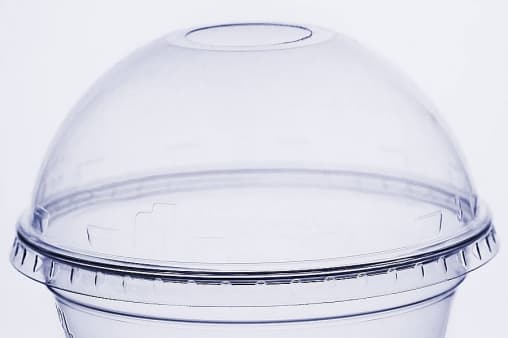 Крышка Veggo купольная прозрач. с отверстием d=95 мм