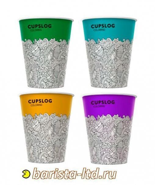 Бумажный стакан Cupslog Ice Cream d=90 300мл