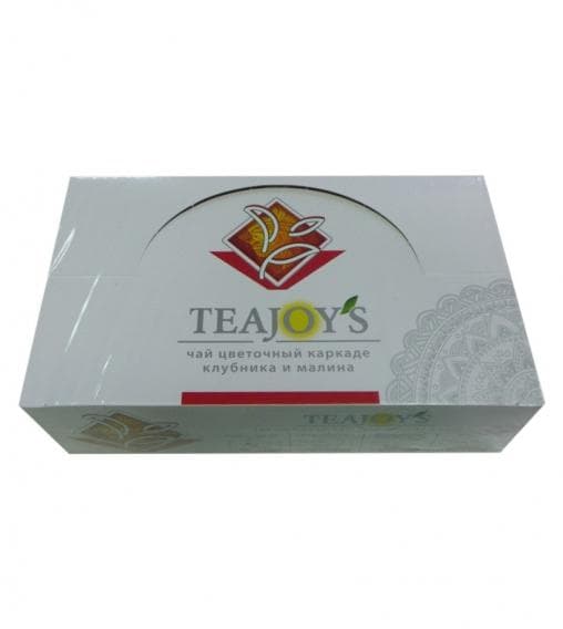 Чай каркаде TeaJoys клубника и малина 100 пак. × 1.5 г