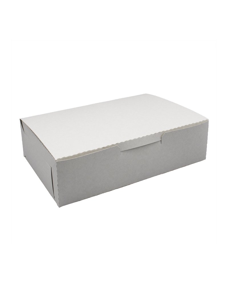 Коробка картонная для кондитерских изделий 218х150х60мм цвет Белый Packton (х200)