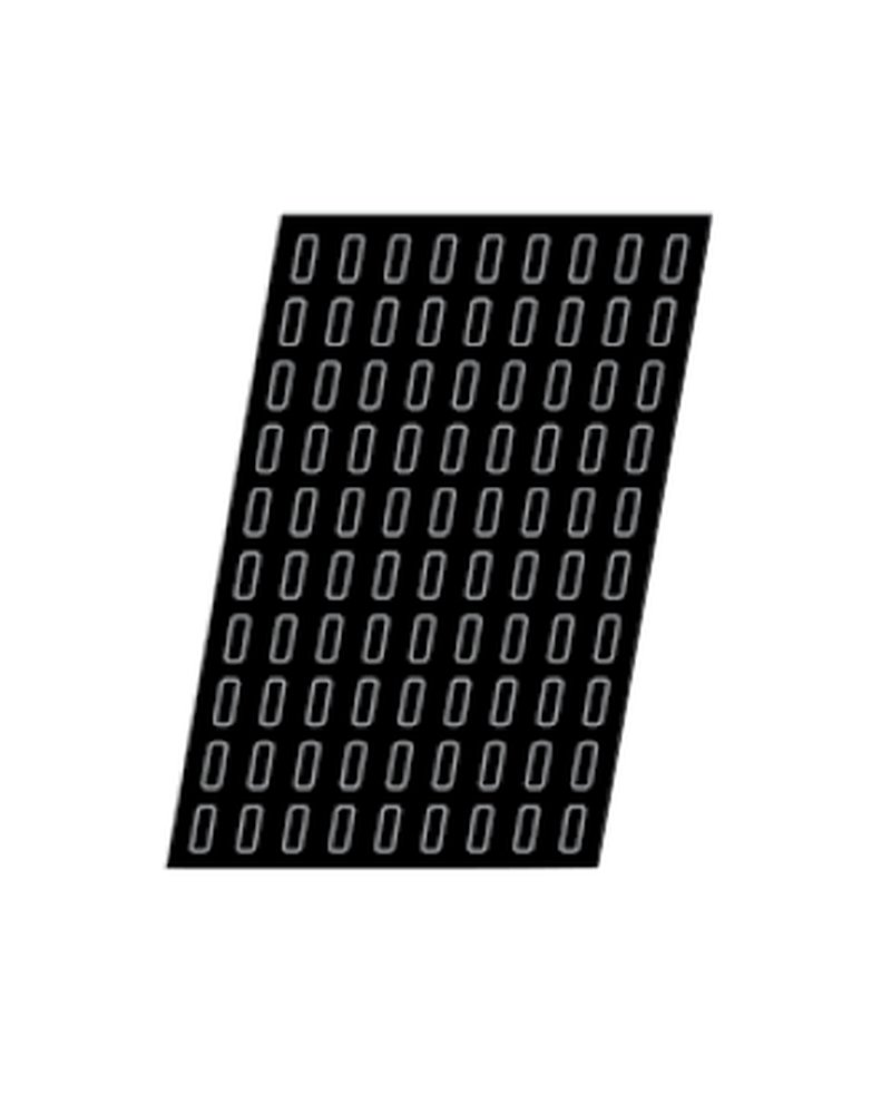 Форма кондитерская «Прямоуг.»[120шт] силикон,стеклопласт. ,H=2,L=45,B=15мм