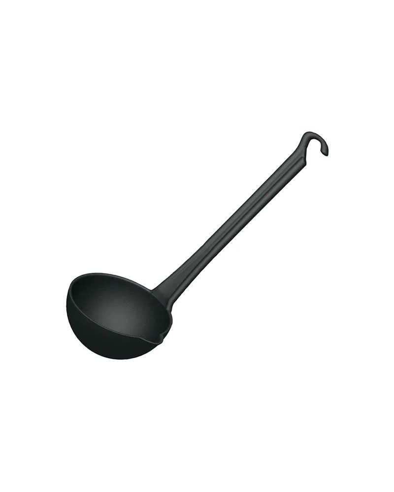 Половник пластик 70мл D=7,H=3,L=30см черный