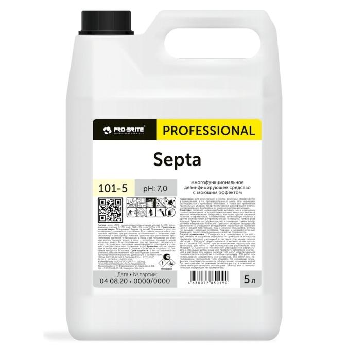 Дезинфицирующее моющее средство Pro-Brite Professional SEPTA 5 л