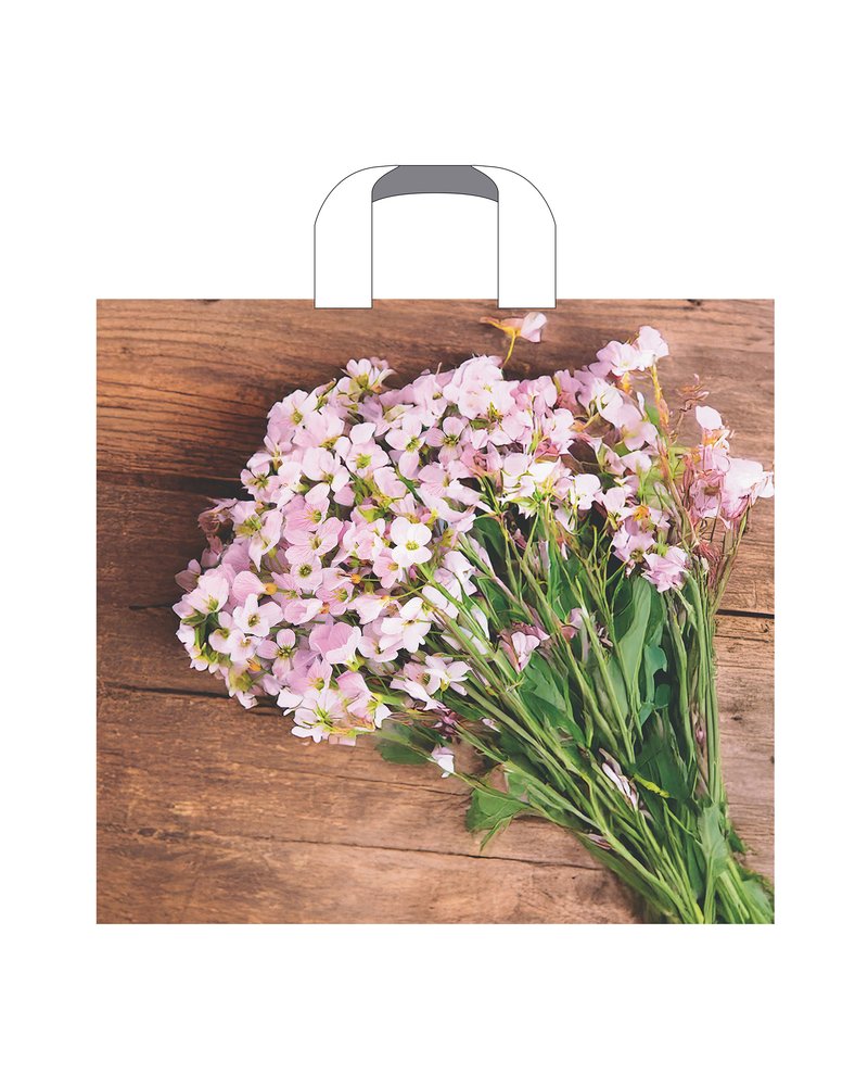Пакет ПЭ с петлевой ручкой 38x34+3см (70) (Мгновение) Артпласт (х50/500)