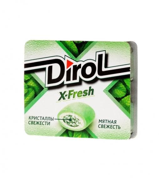 Жевательная резинка Dirol X-Fresh Мятная свежесть 16 гр