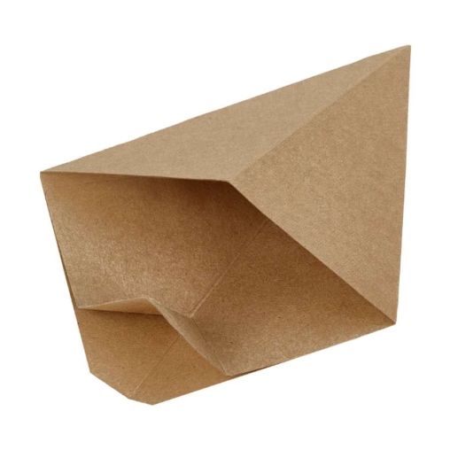 Упаковка для картофеля фри DoECO CONE L Крафт 115×200 мм