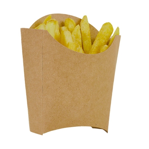 Упаковка для картофеля фри DoECO FRY L Крафт 132×54×120 мм Упаковка для картофеля фри DoECO FRY L Крафт 132×54×120 мм