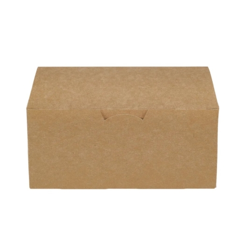 Контейнер для наггетсов DoECO Fast Food Box L Крафт 150×91×70 мм