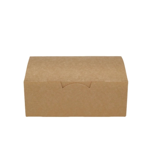 Контейнер для наггетсов DoECO Fast Food Box Крафт S 115×74×45 мм Контейнер для наггетсов DoECO Fast Food Box Крафт S 115×74×45 мм