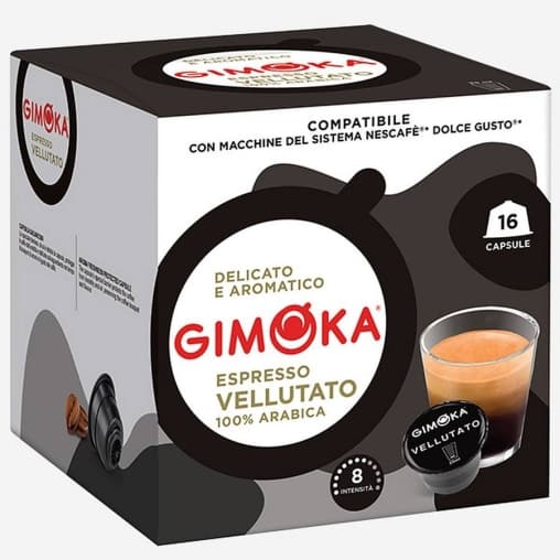 Кофе капсулы Dolce Gusto Gimoka VELLUTATO Espresso ×16