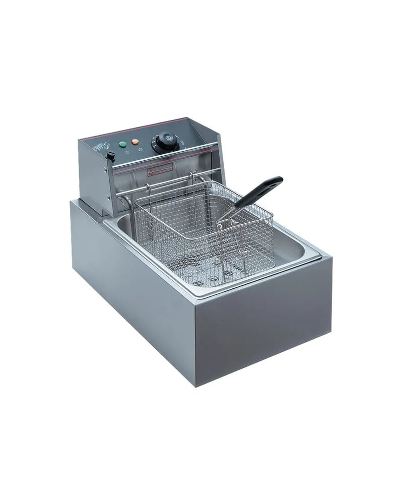 Фритюрница CP-EF06L сталь нерж. 6л ,H=28,5,L=46,B=28,5см 2,5Квт серебрист.