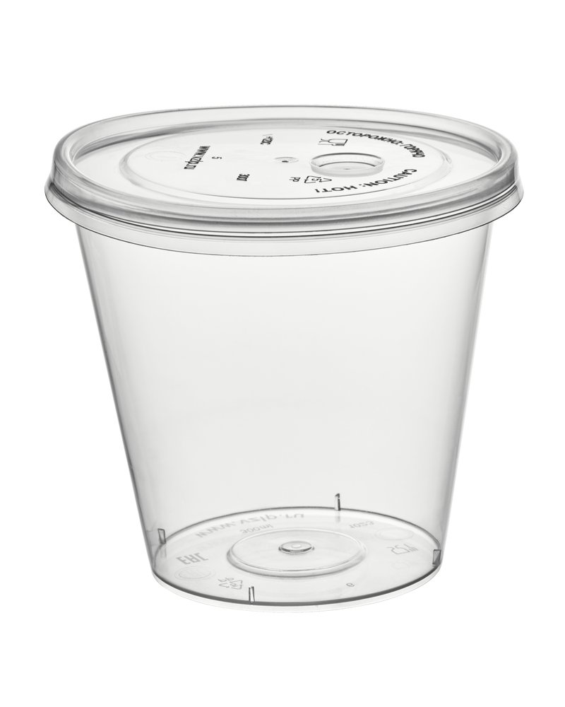 Стакан Bubble cup/шейкер глянец ПП 1023 D=90мм цвет прозр. 255/300мл ОЗЛП/ВЗЛП (х50/500)