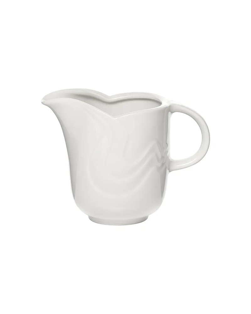 Молочник «Мелодия» фарфор 100мл D=50,H=65,L=95,B=55мм белый