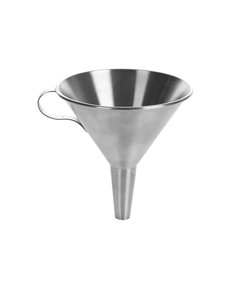 Воронка сталь нерж. D=12,H=12,5,L=14,B=12,5см металлич.