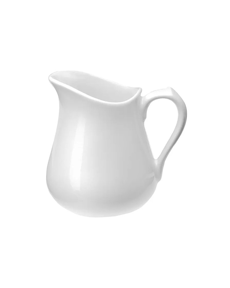 Молочник фарфор 150мл D=75,H=85,L=90мм белый