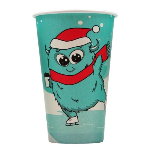 Бумажный стакан Пак Новогодний d=90 450 мл