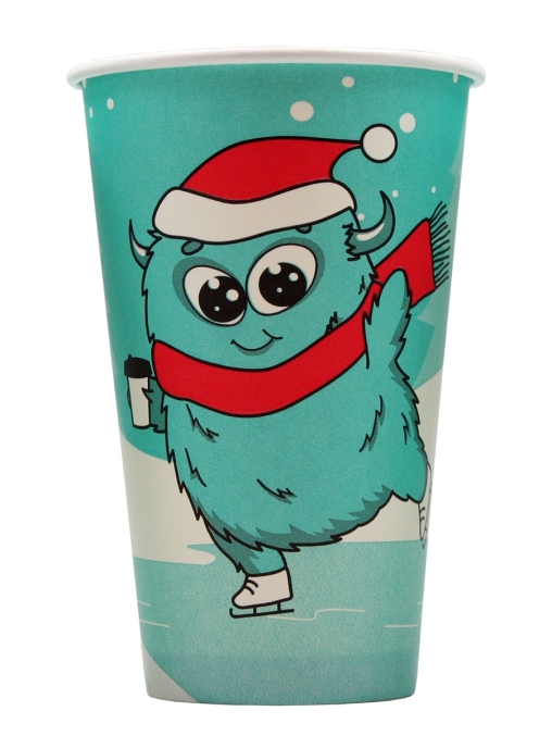 Бумажный стакан Пак Новогодний d=90 450 мл