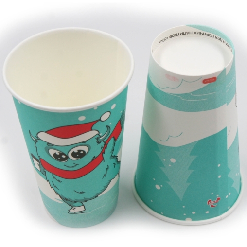 Бумажный стакан Пак Новогодний d=90 450 мл