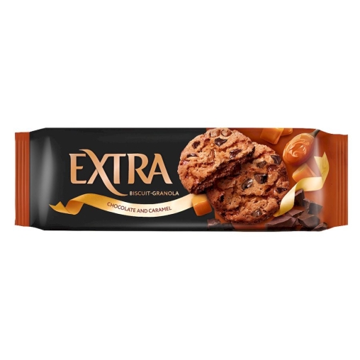 Печенье-гранола Extra Шоколад Карамель 150 г