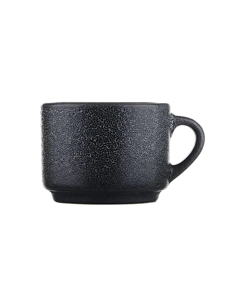 Чашка чайная «Млечный путь» фарфор 200мл D=64,H=62мм черный,серый