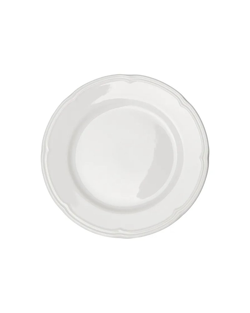 Тарелка «Увертюра» мелкая фарфор D=160,H=15мм белый