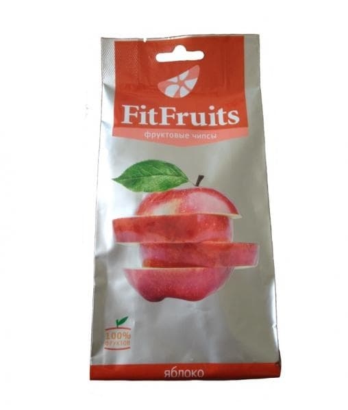 Фруктовые Чипсы FitFruits Яблоко 20 г
