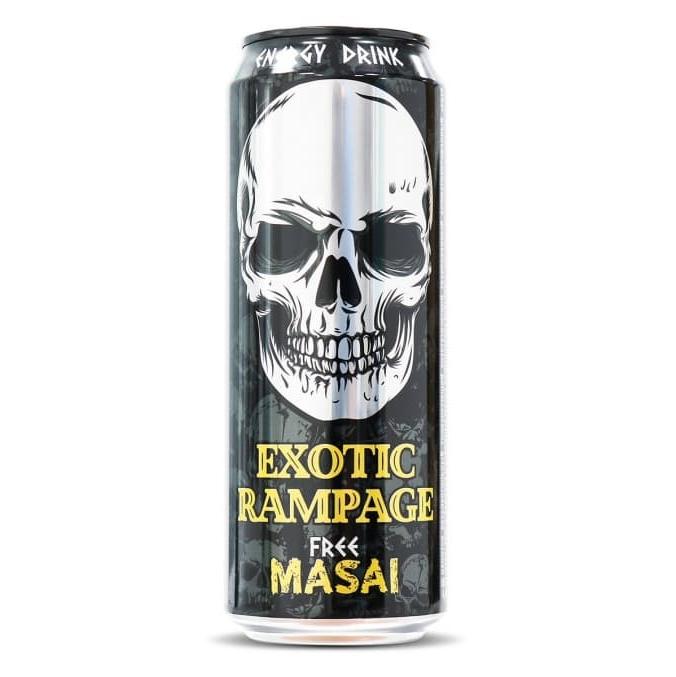 Энергетический напиток Free Masai Exotic Rampage 500 мл ж/б