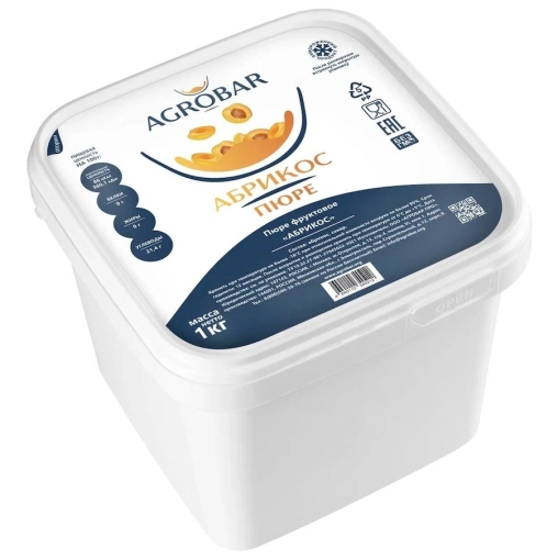 Пюре замороженное Agrobar Абрикос 1000 г