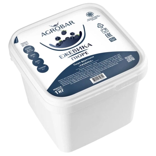 Пюре замороженное Agrobar Ежевика 1000 г