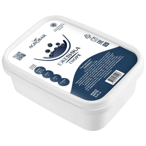Пюре замороженное Agrobar Ежевика 250 г