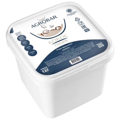 Пюре замороженное Agrobar Кокос 1000 г