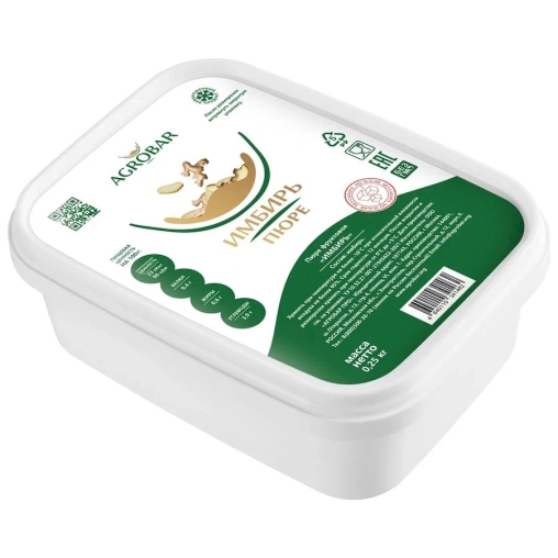 Пюре замороженное Agrobar Имбирь без сахара 250 г