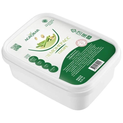 Пюре замороженное Agrobar Лемонграсс без сахара 250 г