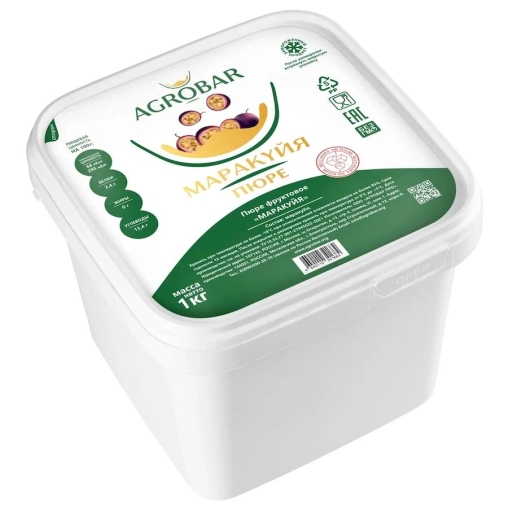Пюре замороженное Agrobar Маракуйя без сахара 1000 г