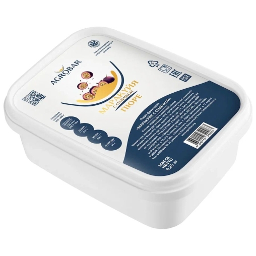 Пюре замороженное Agrobar Маракуйя с семечкой 250 г