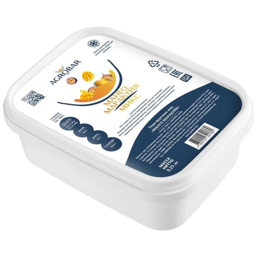Пюре замороженное Agrobar Микс Манго Маракуйя 250 г