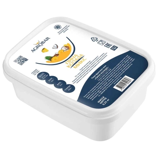 Пюре замороженное Agrobar Микс Пина Колада 250 г