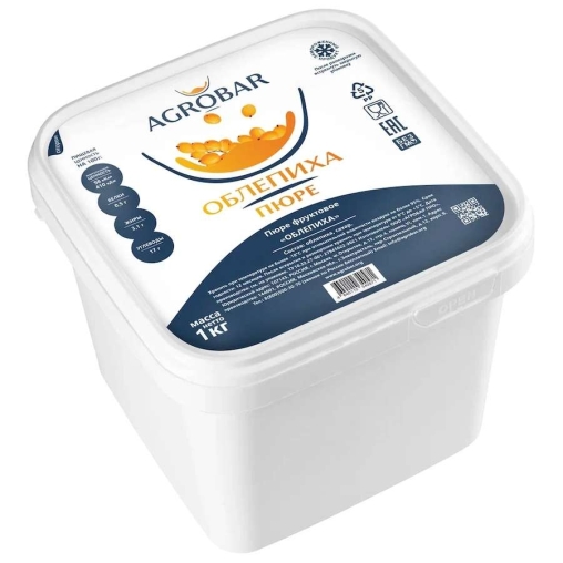 Пюре замороженное Agrobar Облепиха 1000 г