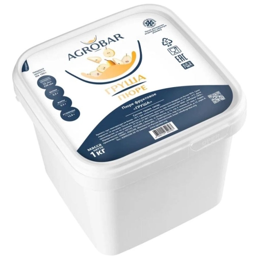 Пюре замороженное Agrobar Груша 1000 г