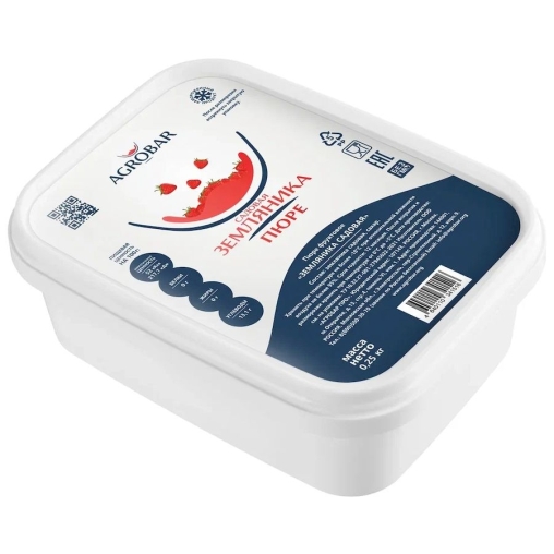 Пюре замороженное Agrobar Земляника садовая 250 г