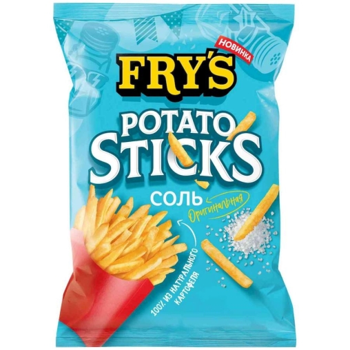 Чипсы-соломка картофельные FRY’S СОЛЬ 90 г