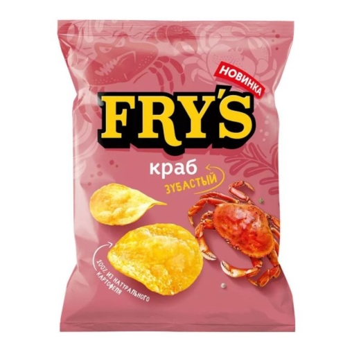Чипсы FRY’S Зубастый краб 35 г Чипсы FRY’S Зубастый краб 35 г