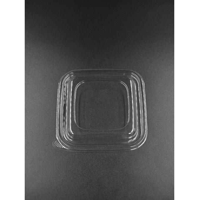 Крышка для контейнера Кубик ПЭТ 121×121×13 мм Прозрачная
