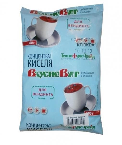 Кисель Валетек Клюква 500 г