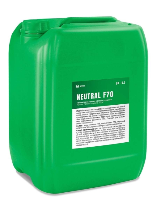Grass нейтральное пенное моющее средство NEUTRAL F 70 канистра 19 л