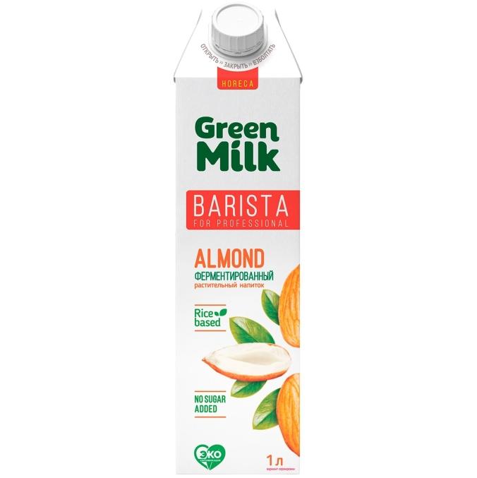 Молоко Green Milk Professional Almond Миндальный на соевой основе 1000 мл