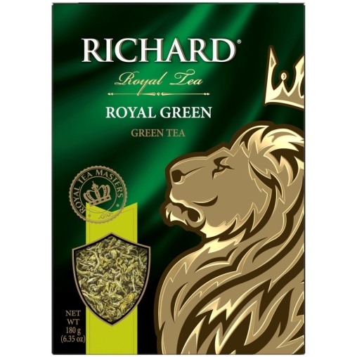 Чай зеленый Richard Royal GREEN крупнолистовой 180 г