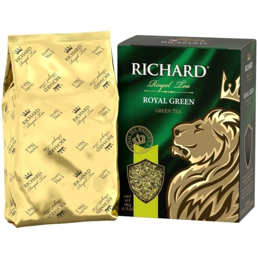 Чай зеленый Richard Royal GREEN крупнолистовой 180 г
